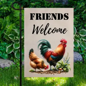 Welcome Friends Garden Flag