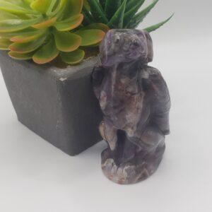 Dream Amethyst Dog with Wings