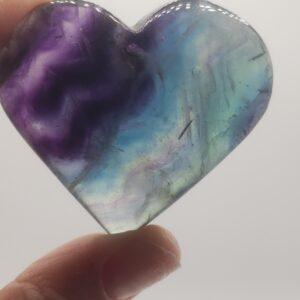 FLUORITE HEART