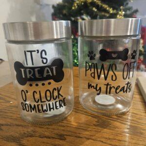 Dog Treat Jars