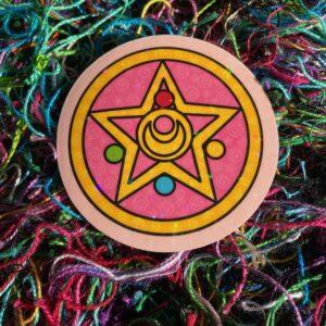 Sailor Moon Locket Pop Culture Vinyl Waterproof Sticker