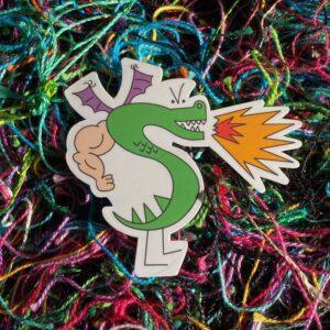Trogdor Pop Culture Vinyl Waterproof Sticker