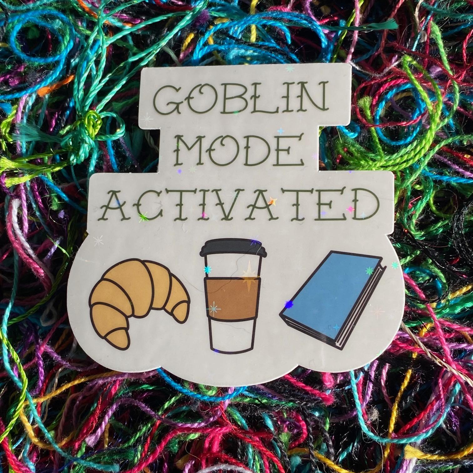 Goblin Mode Activated Pop Culture Vinyl Waterproof Sticker