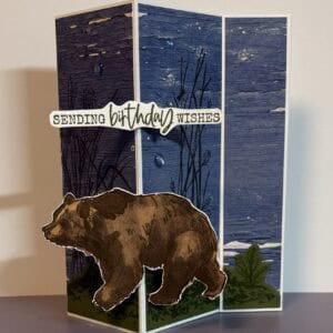Birthday Card - Fancy Folds