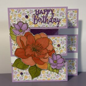 Birthday Card - Fancy Folds