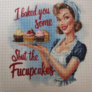 Tea Towel - Retro housewife