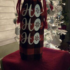 Christmas Wine Bags