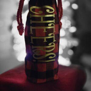 Christmas Wine Bags