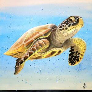 Sea Turtle Print - 8.5x11