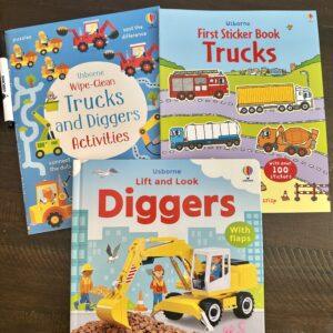 Trucks and Diggers Book Bundle