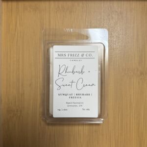 Rhubarb + Sweet Cream Melt