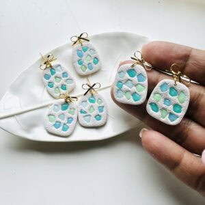 Sea glass dangles