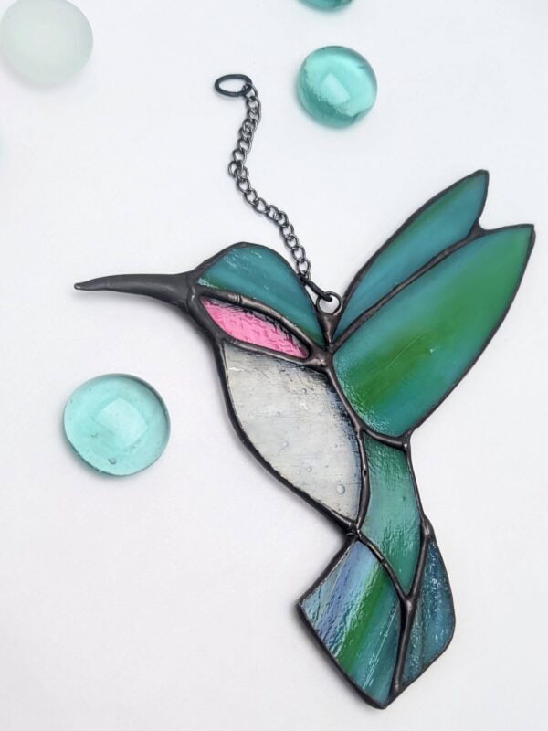 Stained Glass Hummingbird