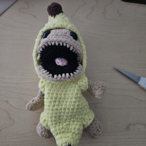 Little Big Planet Guy in a banana costume