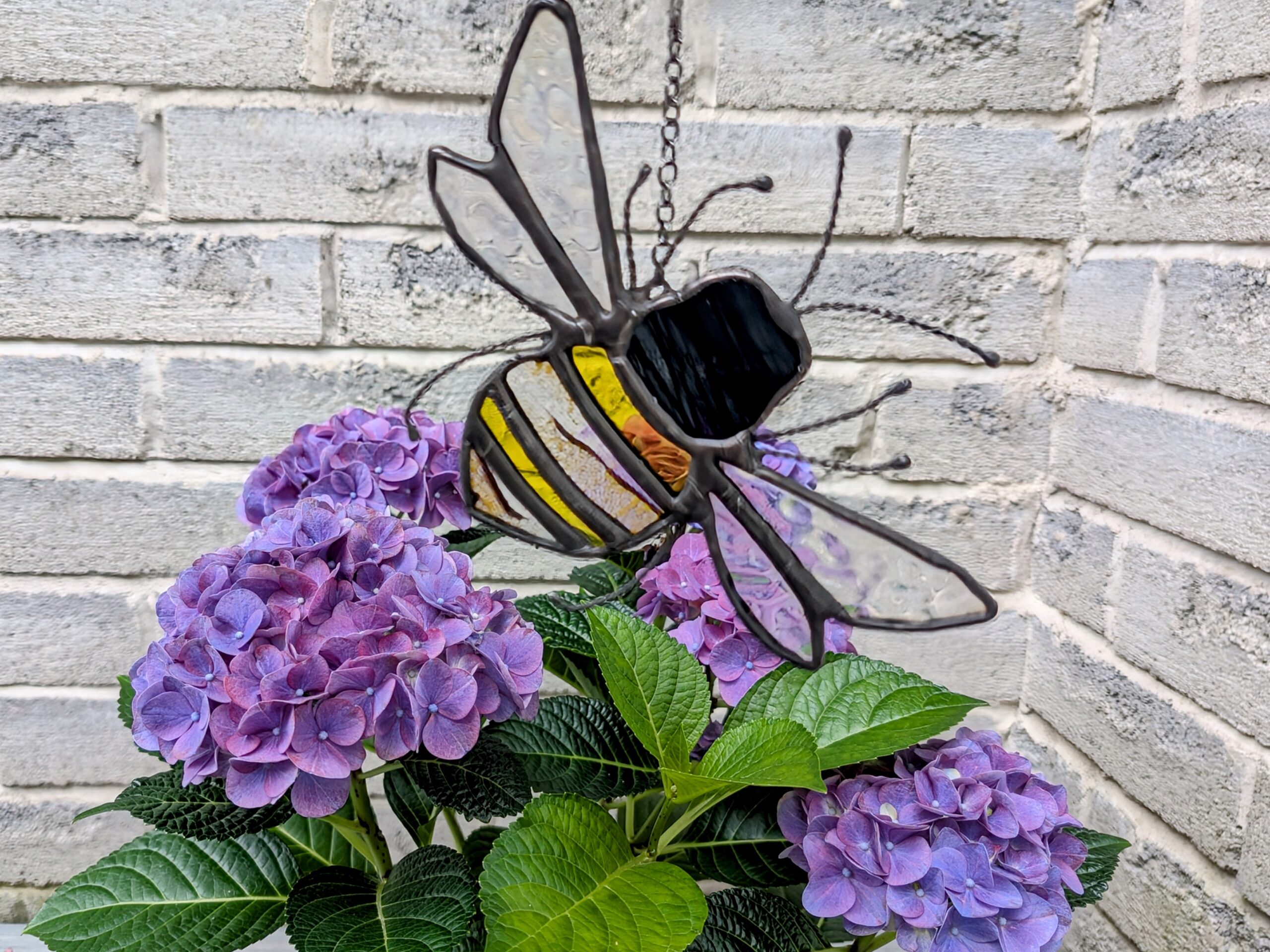 Bumblebee Stained Glass Suncatcher