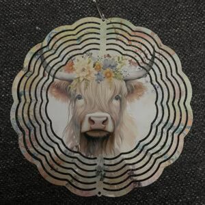 Cow wind spinner