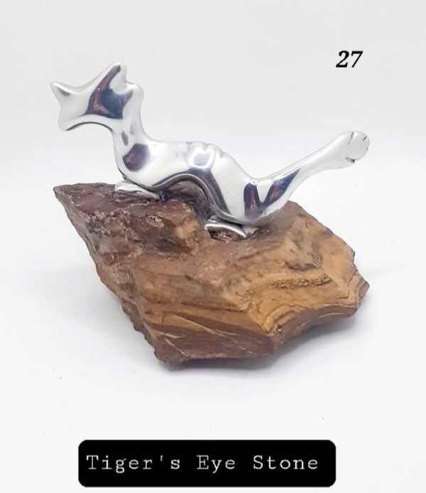 Dragon On Golden Tiger's Eye Stone