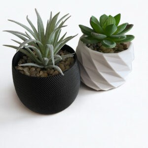Faux Succulent Vases
