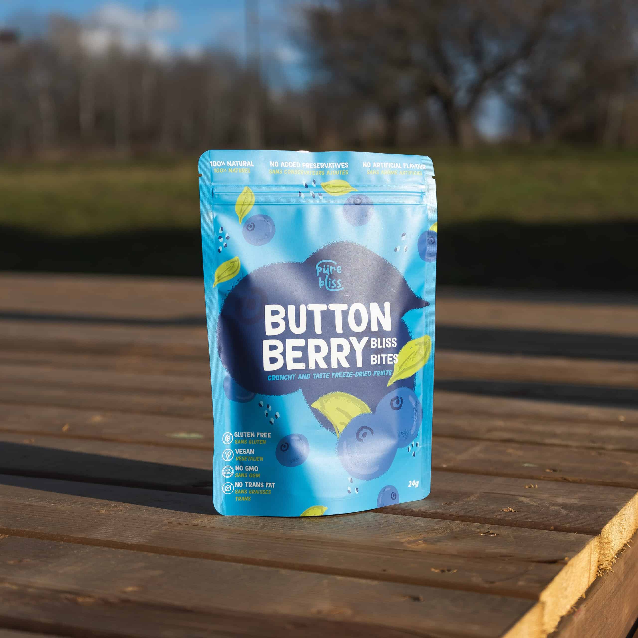 Button Berry (blueberry) Freeze Dried