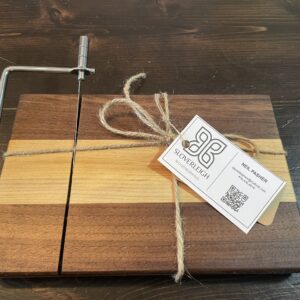 Hardwood Cheese Cutting Board Walnut/Cherry