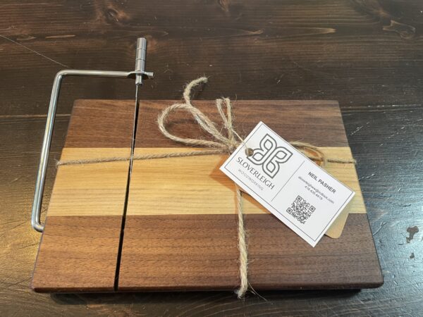 Hardwood Cheese Cutting Board Walnut/Cherry