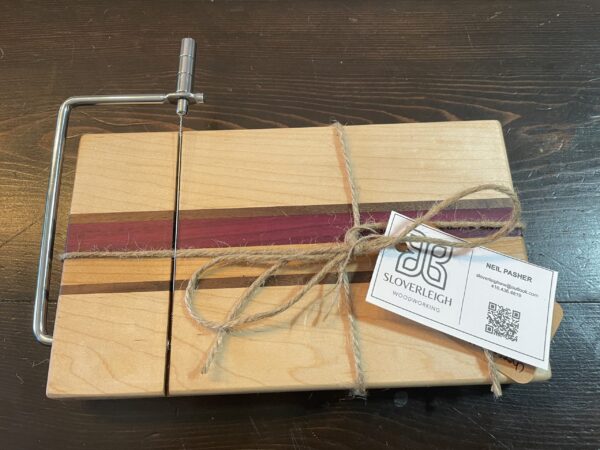 Hardwood Cheese Cutting Board Purple Heart