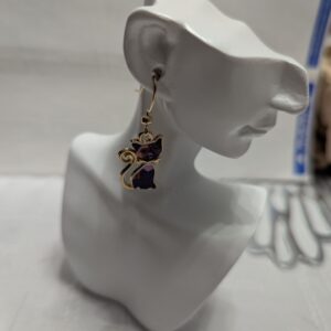 Curly Tail Cat Earrings