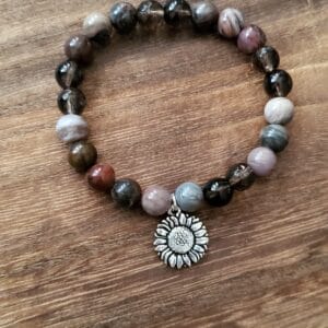 Pewter charm bracelet