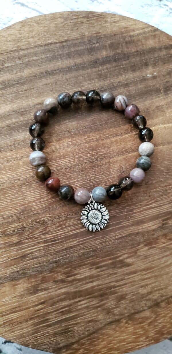 Pewter charm bracelet