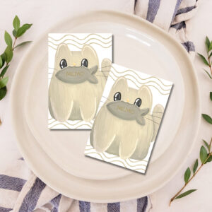 Handmade Magnetic Cat Memo Pad Grocery Shopping List Notepad Home Office Kitchen Stationery Decor Cat Lover Gift