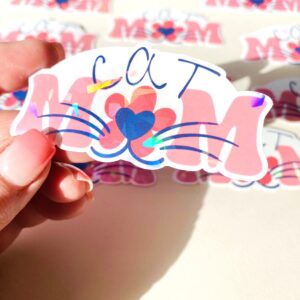 Cat Mom Sticker