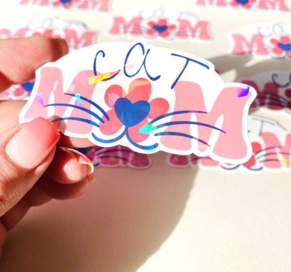 Cat Mom Sticker