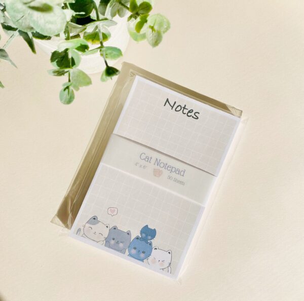 Kawaii Cat Notepad - Image 2