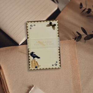 Dark Academia Bookish Memo Pad, Grocery Shopping List Notepad, Home Office Accent, Stationery Decor, Book Lover Gift