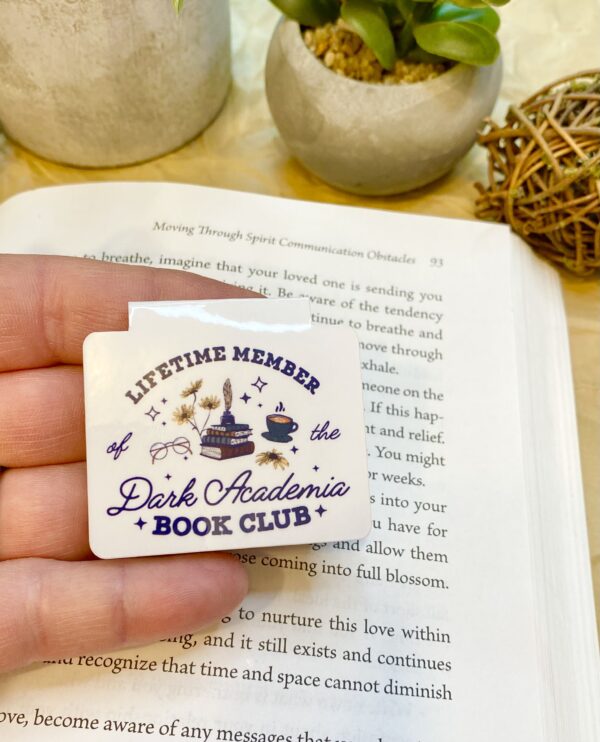 Dark Academia Magnetic Bookmark