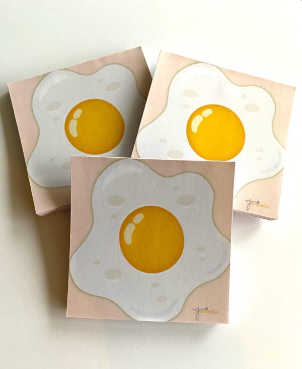 Kawaii Egg Memo Pad - Image 3