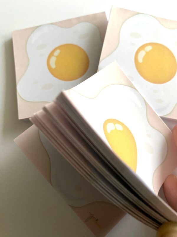 Kawaii Egg Memo Pad - Image 2