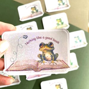 Holographic Frog Sticker