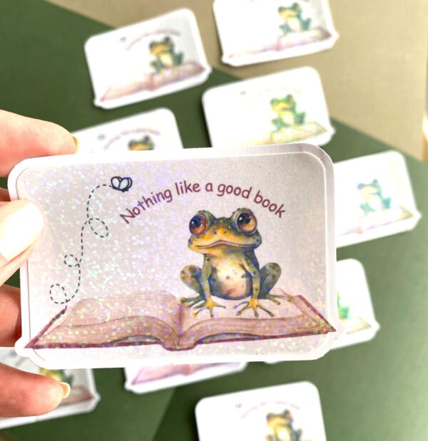 Holographic Frog Sticker