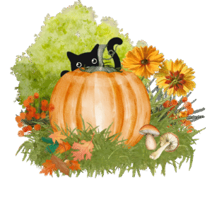 Autumn Pumpkin Sticker