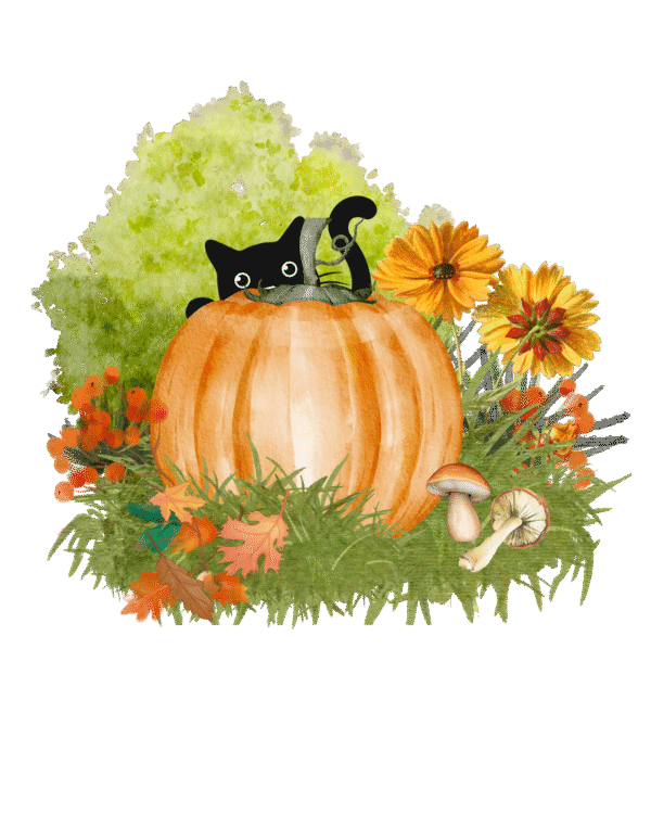 Autumn Pumpkin Sticker