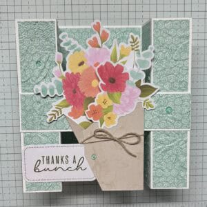 Fancy Fold Card - Thank You