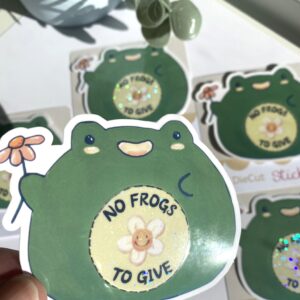 Kawaii Frog Sticker