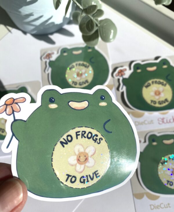 Kawaii Frog Sticker