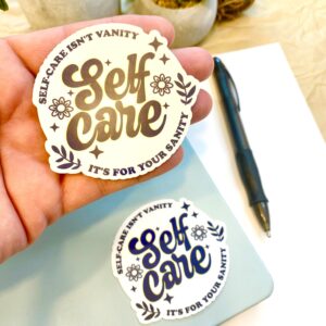 Self Care Sticker