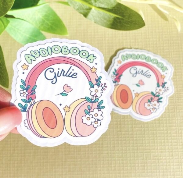 Audiobook Girlie Sticker