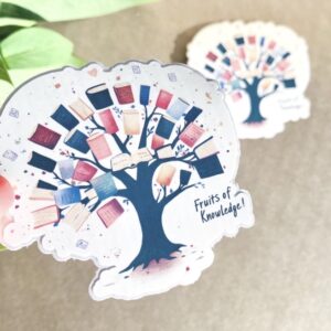 Book Tree Sticker
