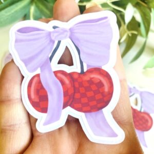 Coquette Cherry Sticker
