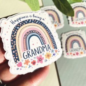 Happiness is Being a Grandma Sticker