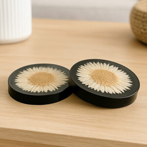 Resin Flower Coaster